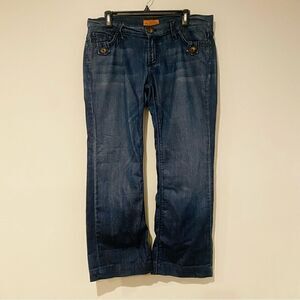 James Jeans Dry Aged Denim Jamie Style Bootcut Jeans Size 31